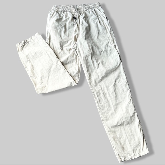 MEC Other - MEC Nylon Elastic Waist Straight Leg Tan Colour Outdoor Pants Made in Canada